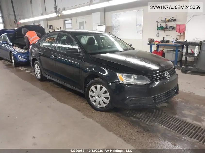 VOLKSWAGEN JETTA 2014, VIN 3VW1K7AJ6EM245059