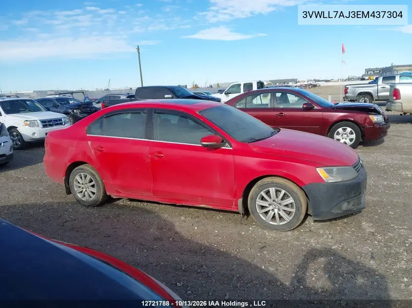 2014 VOLKSWAGEN JETTA VIN 3VWLL7AJ3EM437304 — фото 14