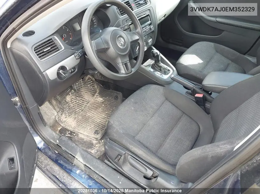 2014 VOLKSWAGEN JETTA VIN 3VWDK7AJ0EM352329 — фото 5