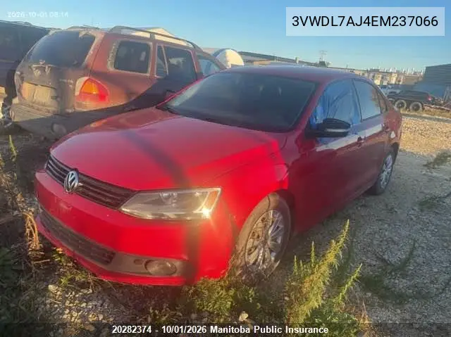 2014 VOLKSWAGEN JETTA VIN 3VWDL7AJ4EM237066 — фото 2