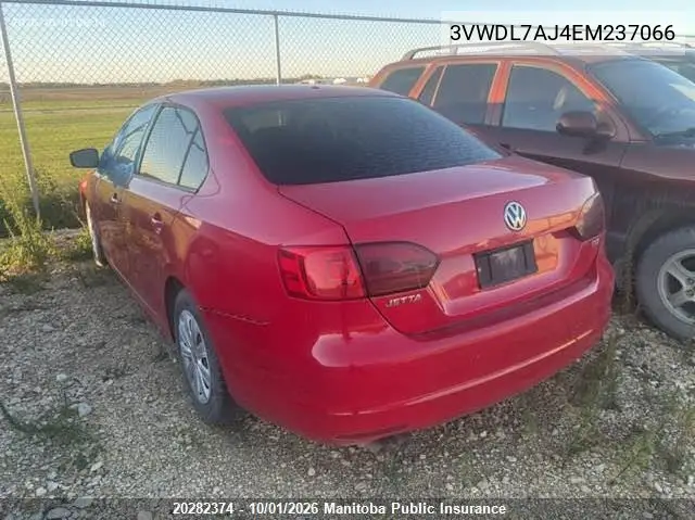 2014 VOLKSWAGEN JETTA VIN 3VWDL7AJ4EM237066 — фото 3