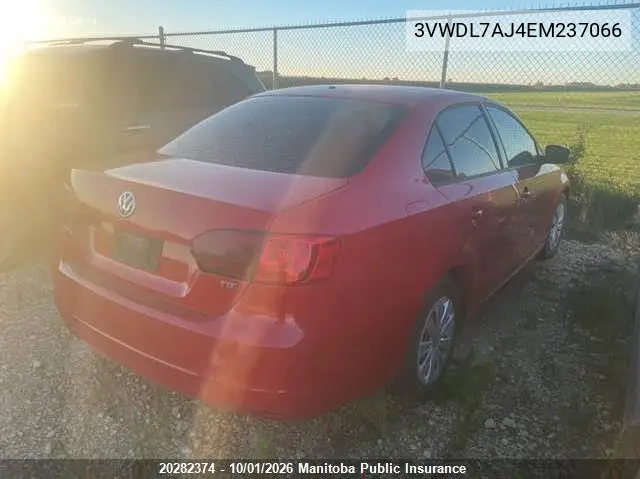 2014 VOLKSWAGEN JETTA VIN 3VWDL7AJ4EM237066 — фото 4