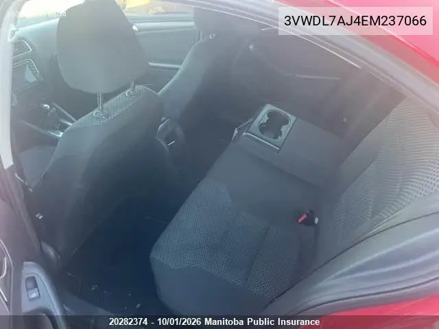 2014 VOLKSWAGEN JETTA VIN 3VWDL7AJ4EM237066 — фото 8