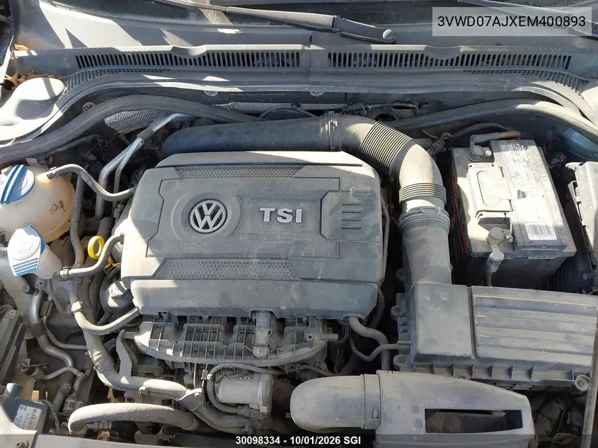 2014 VOLKSWAGEN JETTA VIN 3VWD07AJXEM400893 — фото 10