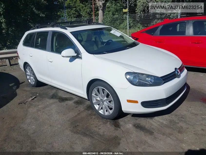 VOLKSWAGEN JETTA 2014, VIN 3VWML7AJ7EM623254