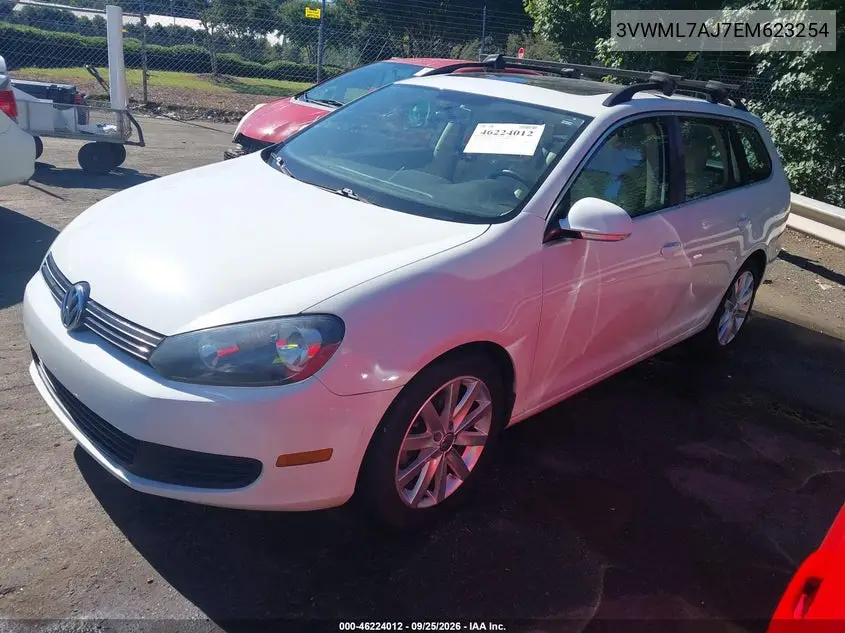 2014 VOLKSWAGEN JETTA VIN 3VWML7AJ7EM623254 — фото 2