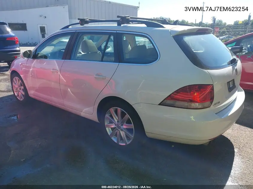2014 VOLKSWAGEN JETTA VIN 3VWML7AJ7EM623254 — фото 3