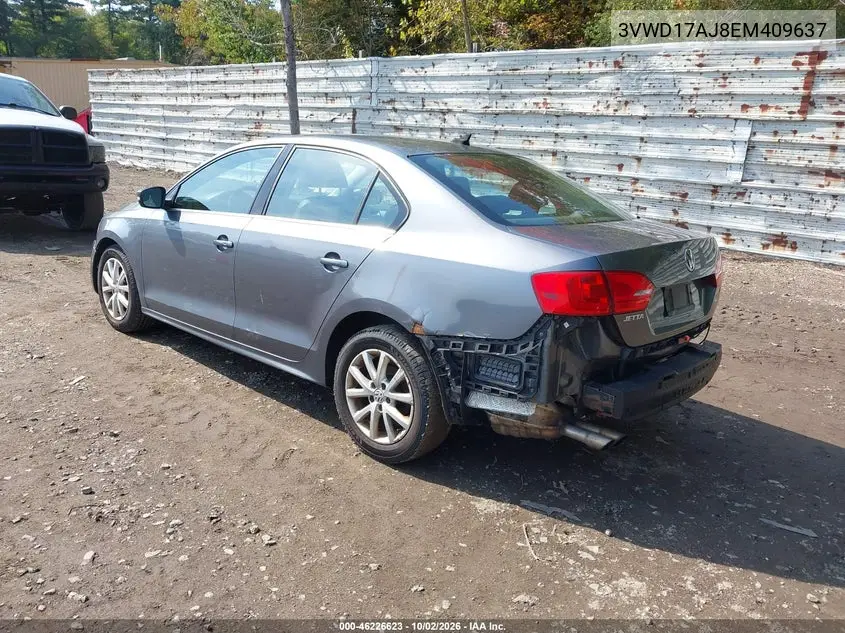 2014 VOLKSWAGEN JETTA VIN 3VWD17AJ8EM409637 — фото 3