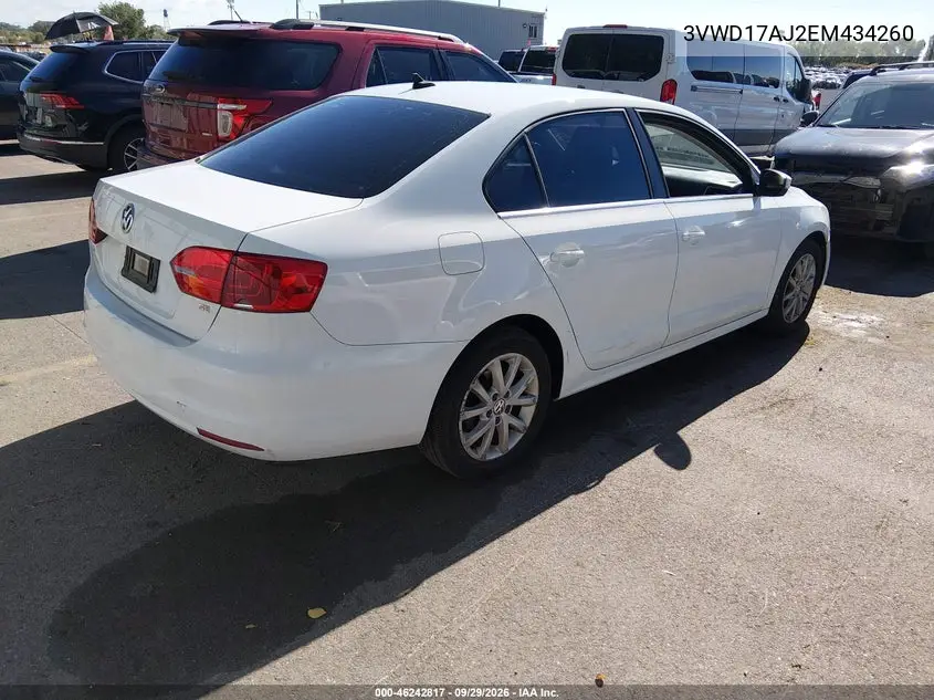 2014 VOLKSWAGEN JETTA VIN 3VWD17AJ2EM434260 — фото 4