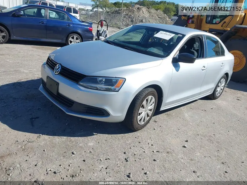 2014 VOLKSWAGEN JETTA VIN 3VW2K7AJ6EM327152 — фото 2