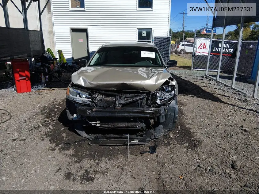 2014 VOLKSWAGEN JETTA VIN 3VW1K7AJ0EM237331 — фото 12