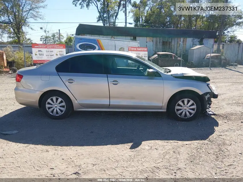 2014 VOLKSWAGEN JETTA VIN 3VW1K7AJ0EM237331 — фото 13