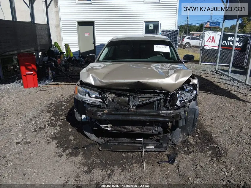 2014 VOLKSWAGEN JETTA VIN 3VW1K7AJ0EM237331 — фото 6