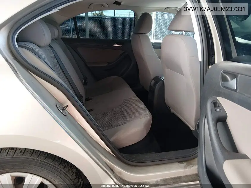 2014 VOLKSWAGEN JETTA VIN 3VW1K7AJ0EM237331 — фото 8
