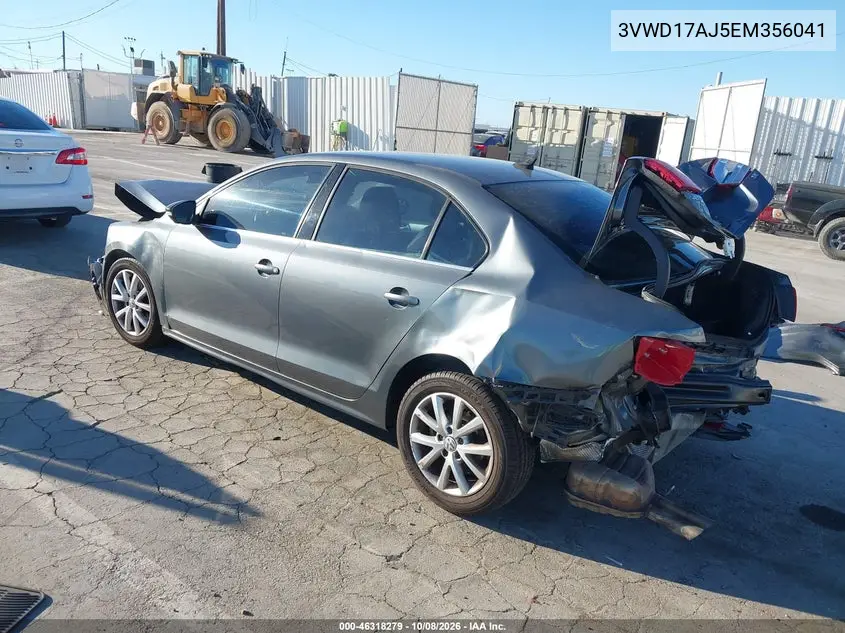 2014 VOLKSWAGEN JETTA VIN 3VWD17AJ5EM356041 — фото 3