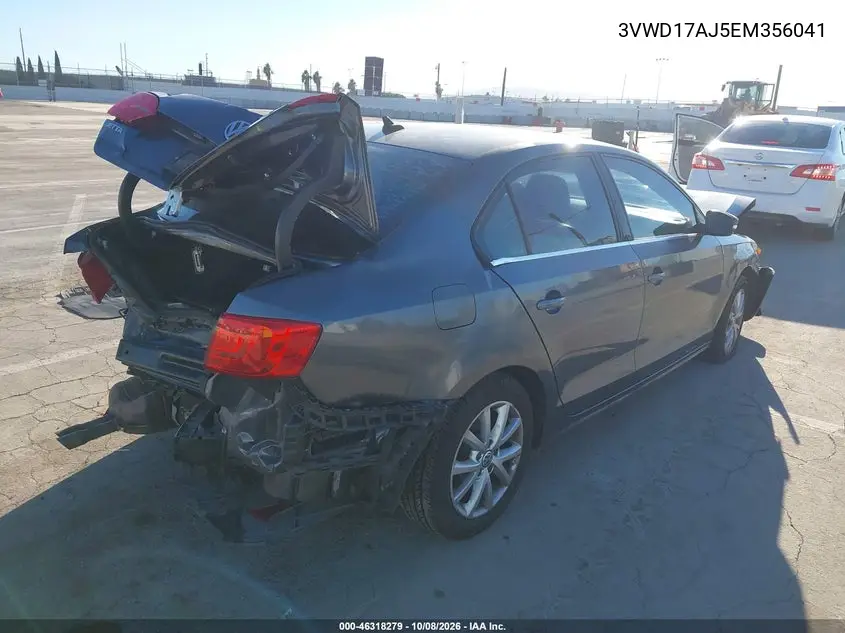2014 VOLKSWAGEN JETTA VIN 3VWD17AJ5EM356041 — фото 4