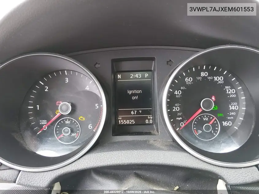 2014 VOLKSWAGEN JETTA VIN 3VWPL7AJXEM601553 — фото 7