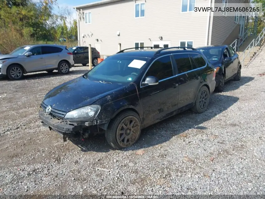 2014 VOLKSWAGEN JETTA VIN 3VWPL7AJ8EM606265 — фото 2