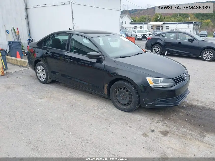 VOLKSWAGEN JETTA 2014, VIN 3VW3L7AJ7EM435989