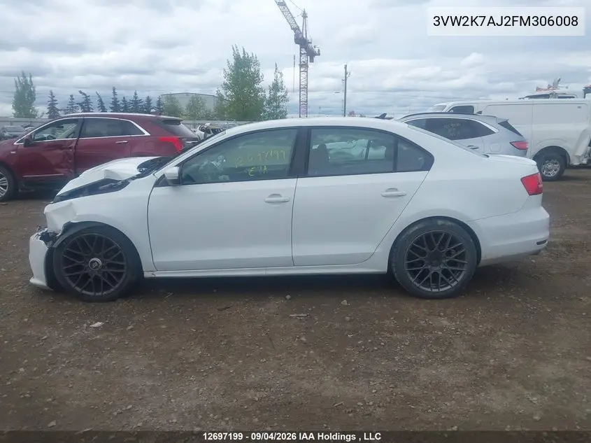 2015 VOLKSWAGEN JETTA VIN 3VW2K7AJ2FM306008 — фото 13