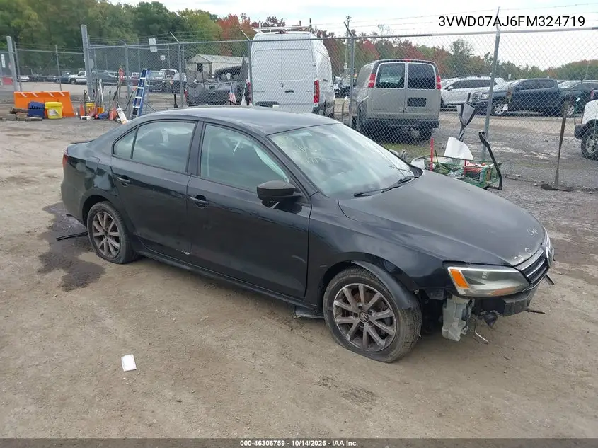 VOLKSWAGEN JETTA 2015, VIN 3VWD07AJ6FM324719