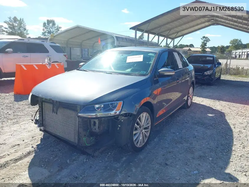 2015 VOLKSWAGEN JETTA VIN 3VWD07AJ1FM268530 — фото 2