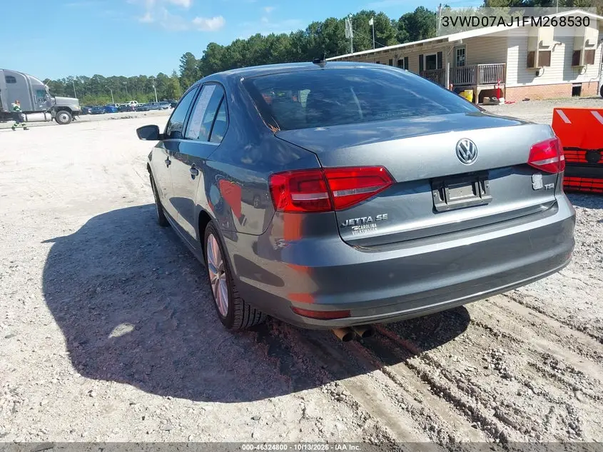 2015 VOLKSWAGEN JETTA VIN 3VWD07AJ1FM268530 — фото 3
