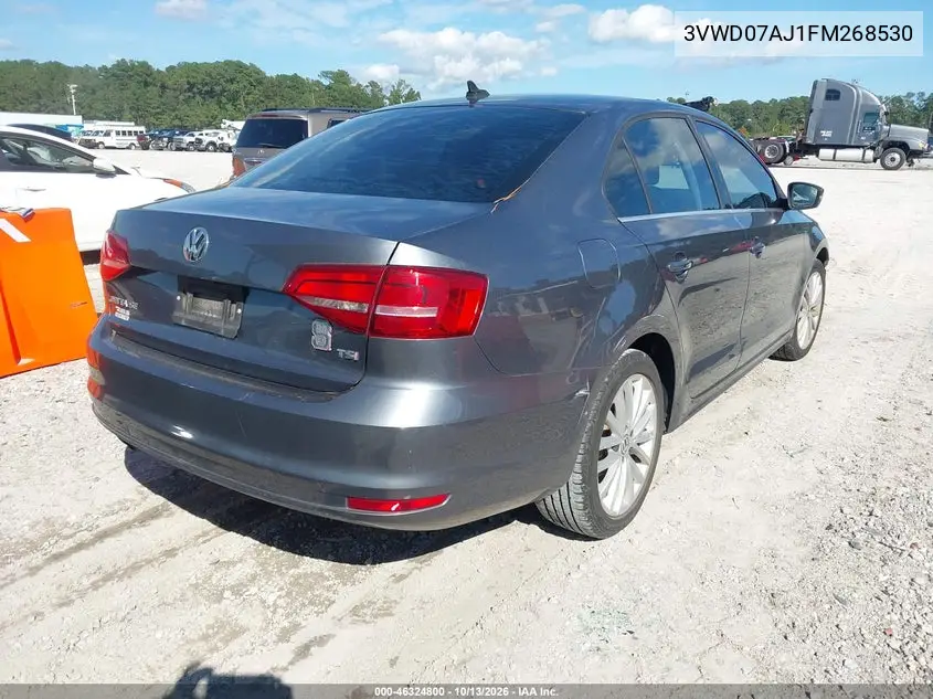 2015 VOLKSWAGEN JETTA VIN 3VWD07AJ1FM268530 — фото 4