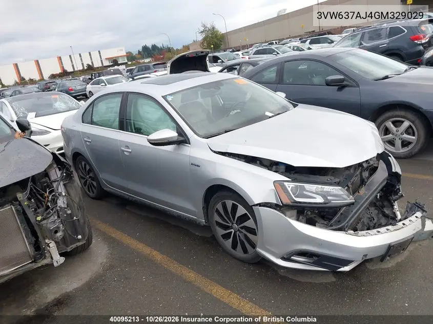 VOLKSWAGEN JETTA 2016, VIN 3VW637AJ4GM329029
