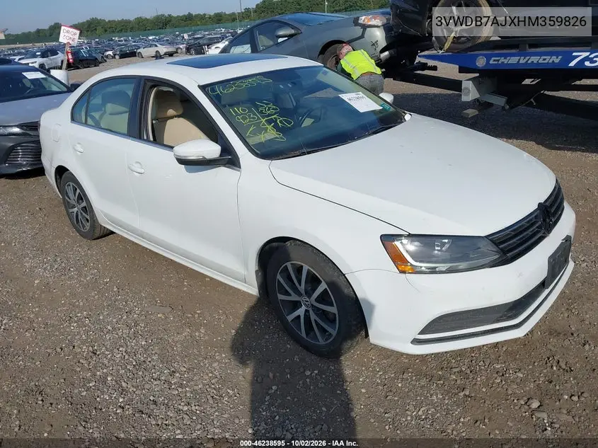 VOLKSWAGEN JETTA 2017, VIN 3VWDB7AJXHM359826