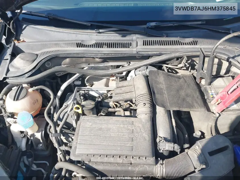 2017 VOLKSWAGEN JETTA VIN 3VWDB7AJ6HM375845 — фото 10