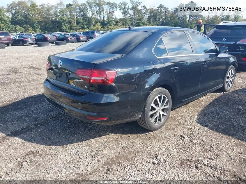 2017 VOLKSWAGEN JETTA VIN 3VWDB7AJ6HM375845 — фото 4