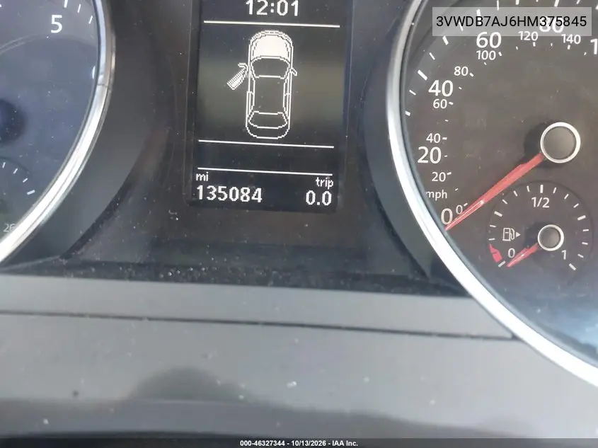 2017 VOLKSWAGEN JETTA VIN 3VWDB7AJ6HM375845 — фото 7