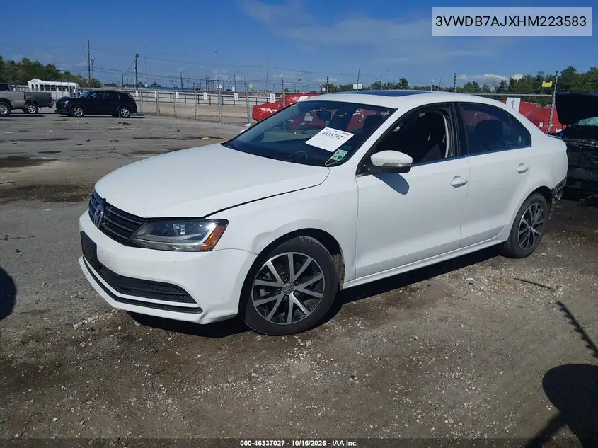 2017 VOLKSWAGEN JETTA VIN 3VWDB7AJXHM223583 — фото 2
