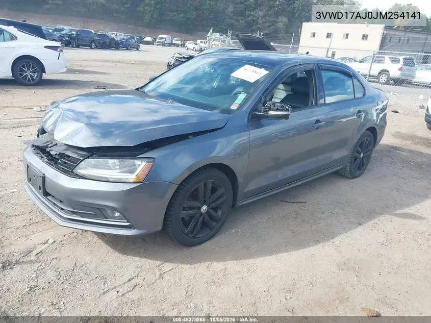 2018 VOLKSWAGEN JETTA VIN 3VWD17AJ0JM254141 — фото 2