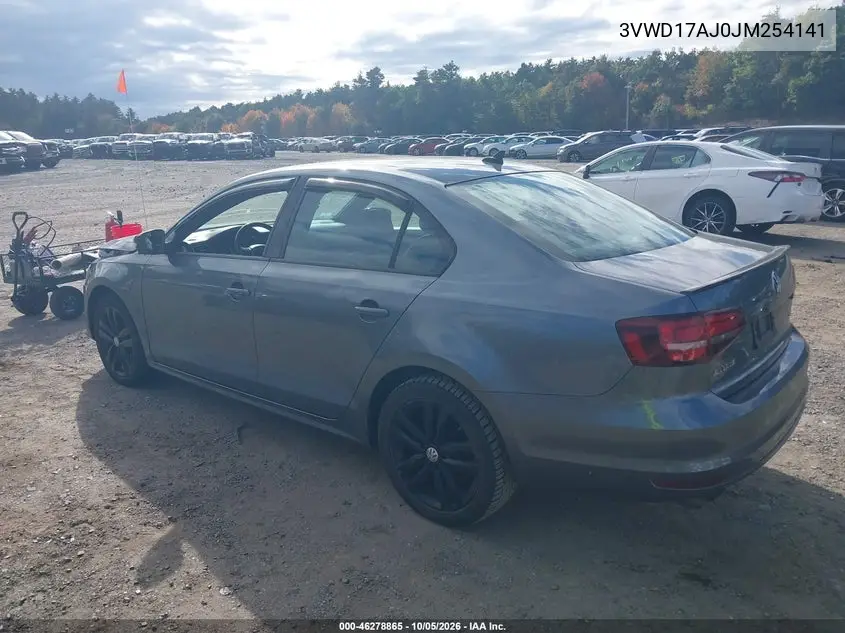 2018 VOLKSWAGEN JETTA VIN 3VWD17AJ0JM254141 — фото 3