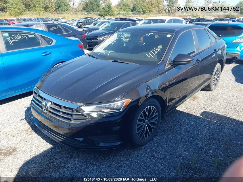 2019 VOLKSWAGEN JETTA VIN 3VWW57BU6KM144752 — фото 2
