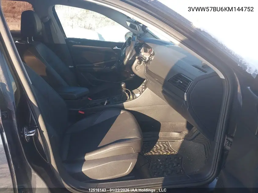 2019 VOLKSWAGEN JETTA VIN 3VWW57BU6KM144752 — фото 5