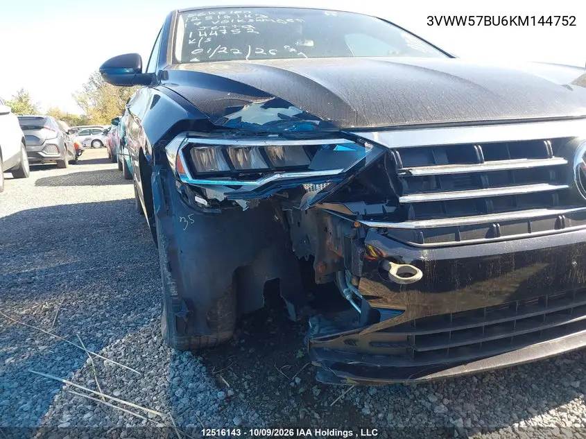 2019 VOLKSWAGEN JETTA VIN 3VWW57BU6KM144752 — фото 6
