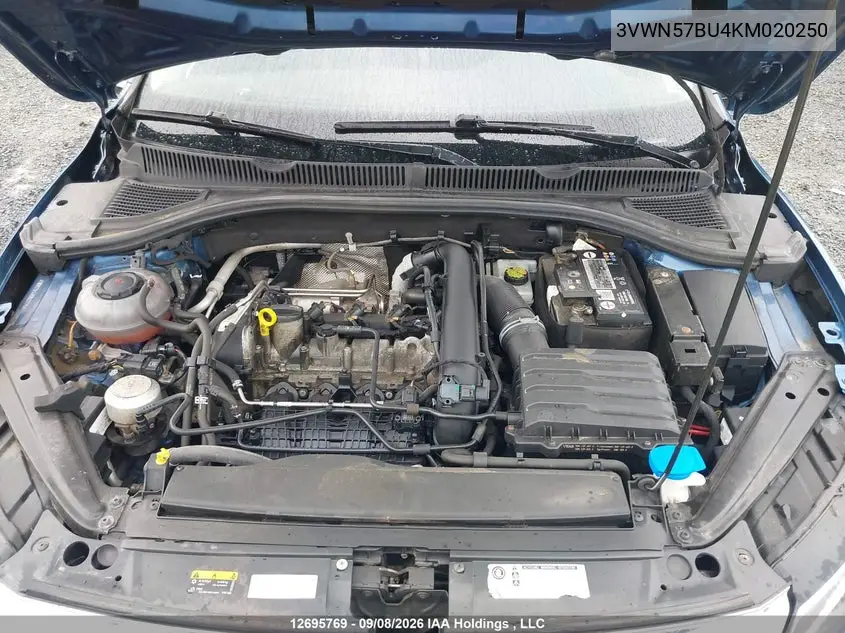 2019 VOLKSWAGEN JETTA VIN 3VWN57BU4KM020250 — фото 10