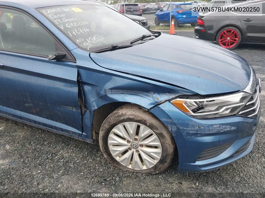 2019 VOLKSWAGEN JETTA VIN 3VWN57BU4KM020250 — фото 12