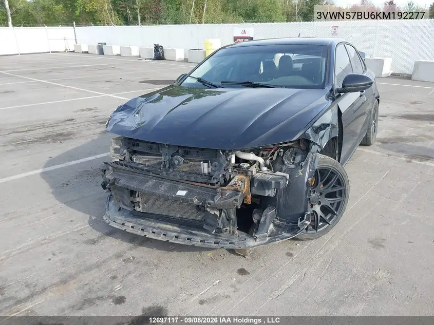 2019 VOLKSWAGEN JETTA VIN 3VWN57BU6KM192277 — фото 2