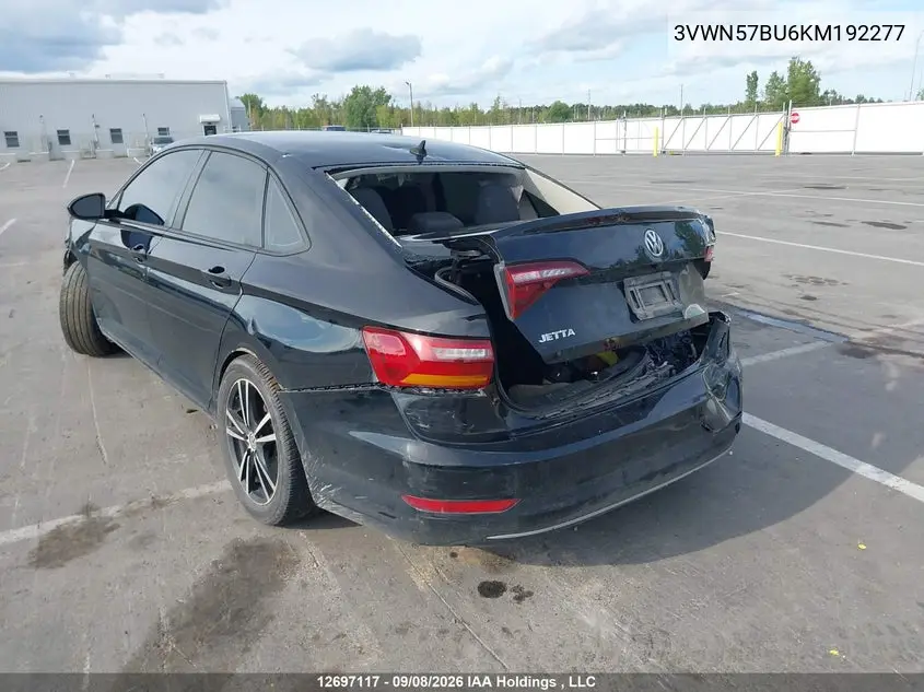 2019 VOLKSWAGEN JETTA VIN 3VWN57BU6KM192277 — фото 3