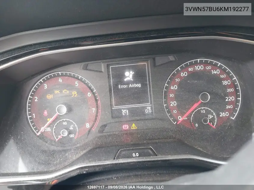2019 VOLKSWAGEN JETTA VIN 3VWN57BU6KM192277 — фото 7