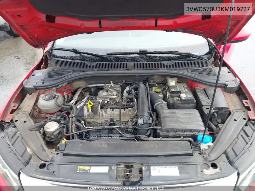 2019 VOLKSWAGEN JETTA VIN 3VWC57BU3KM019727 — фото 10