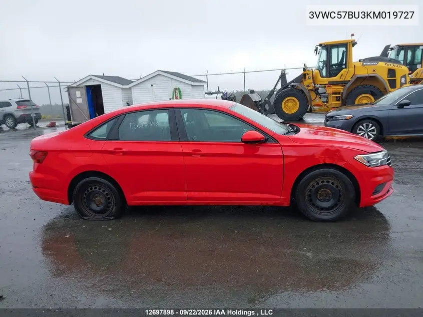 2019 VOLKSWAGEN JETTA VIN 3VWC57BU3KM019727 — фото 13