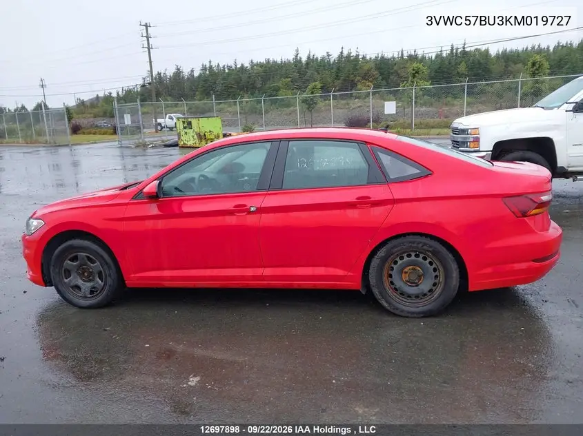 2019 VOLKSWAGEN JETTA VIN 3VWC57BU3KM019727 — фото 14