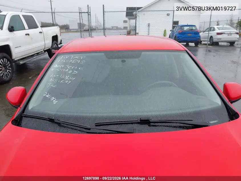 2019 VOLKSWAGEN JETTA VIN 3VWC57BU3KM019727 — фото 17