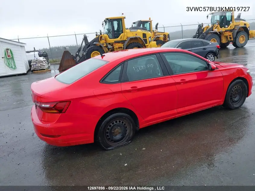 2019 VOLKSWAGEN JETTA VIN 3VWC57BU3KM019727 — фото 4