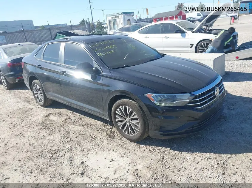 VOLKSWAGEN JETTA 2019, VIN 3VWE57BU5KM266465